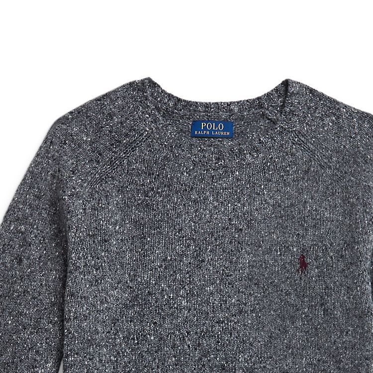 Polo Ralph Lauren FW23  Grey Crewneck Sweater with Solid Color Logo. MNPOSWE16821624-020 圖 5