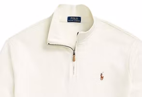 Sizing Polo Ralph Lauren FW23 Half-Turtleneck Pullover Sweatshirt White. MNPOKNI16822279-101