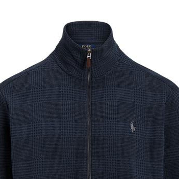 Sizing Polo Ralph Lauren FW23  Logo Embroidered Navy Blue Knit Jacket. MNPOKNI16823155-410
