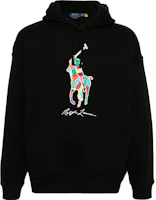 Polo Ralph Lauren FW23 Logo Hoodie - Black Long Sleeve Pullover. 710926613-002 Polo Ralph Lauren FW23 Logo Hoodie - Black Long Sleeve Pullover. 710926613-002
