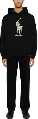 Polo Ralph Lauren FW23 黑色长袖连帽衫_LOGO款式卫衣。 710926613-002 Lookbook Polo Ralph Lauren FW23 黑色长袖连帽衫_LOGO款式卫衣。 710926613-002