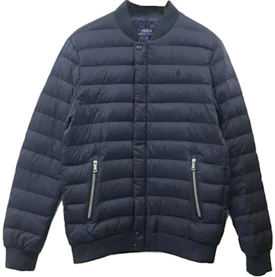 Polo Ralph Lauren FW23 Jaket Baseball Kerah Navy Blue Solid. 710813403-001 Order Polo Ralph Lauren FW23 Jaket Baseball Kerah Navy Blue Solid. 710813403-001