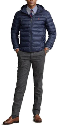 Polo Ralph Lauren FW23 海軍藍刺繡標誌拉鍊連帽外套。 MNPOOTW16021129-410 Lookbook Polo Ralph Lauren FW23 海軍藍刺繡標誌拉鍊連帽外套。 MNPOOTW16021129-410