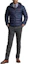 Lookbook Polo Ralph Lauren FW23 海軍藍刺繡標誌拉鍊連帽外套。 MNPOOTW16021129-410