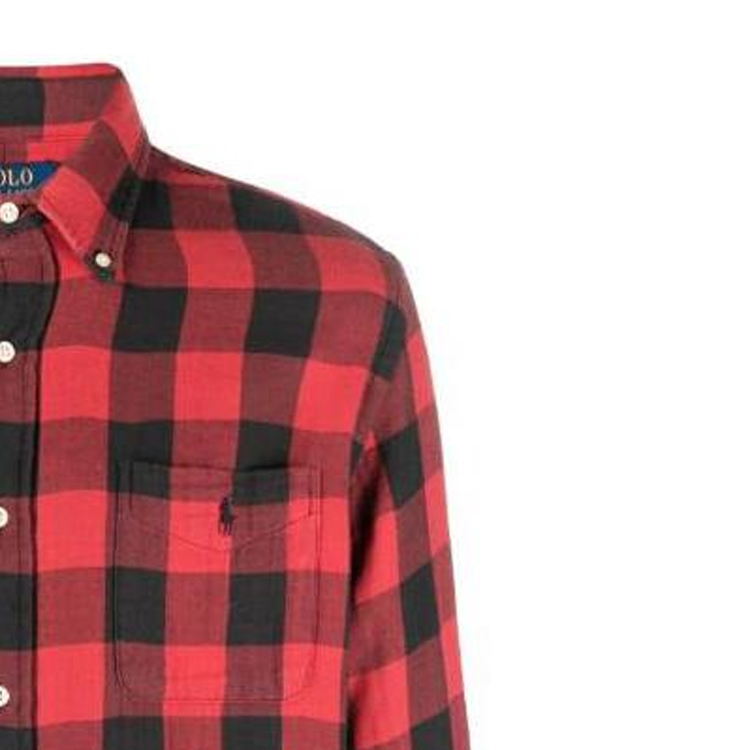 Polo Ralph Lauren FW23  Red Plaid Long-Sleeve Casual Shirt. 710922250-003 圖 4