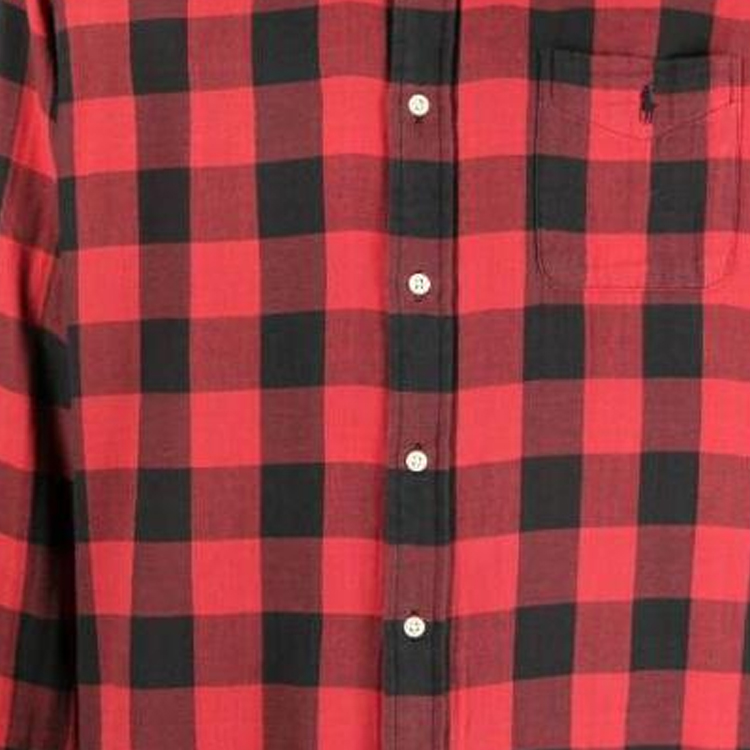 Polo Ralph Lauren FW23  Red Plaid Long-Sleeve Casual Shirt. 710922250-003 圖 7
