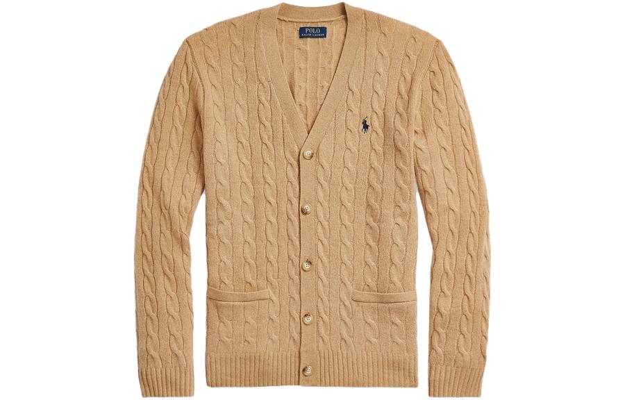 Polo Ralph Lauren FW23  Solid Color Casual Knit Cardigan Long Sleeve Sweater MNPOSWE16821675-200 圖 2