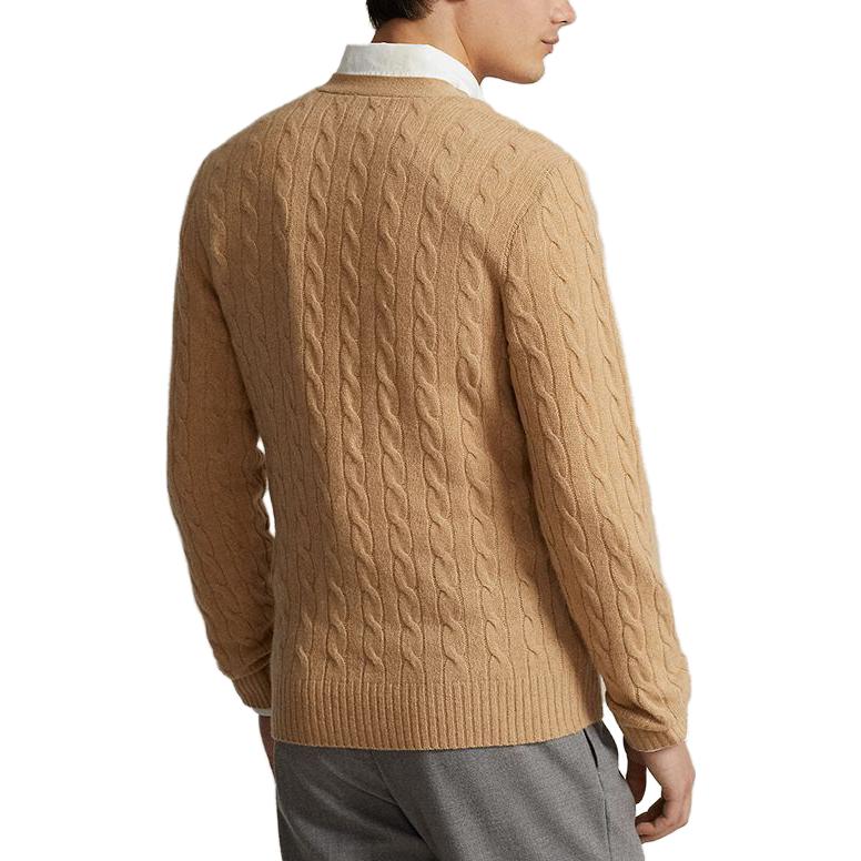 Polo Ralph Lauren FW23  Solid Color Casual Knit Cardigan Long Sleeve Sweater MNPOSWE16821675-200 圖 4