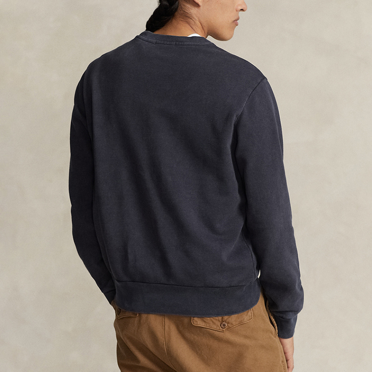 Polo Ralph Lauren FW23  Solid Color Crewneck Casual Long Sleeve Sweatshirt MNPOKNI16823179-001 圖 4