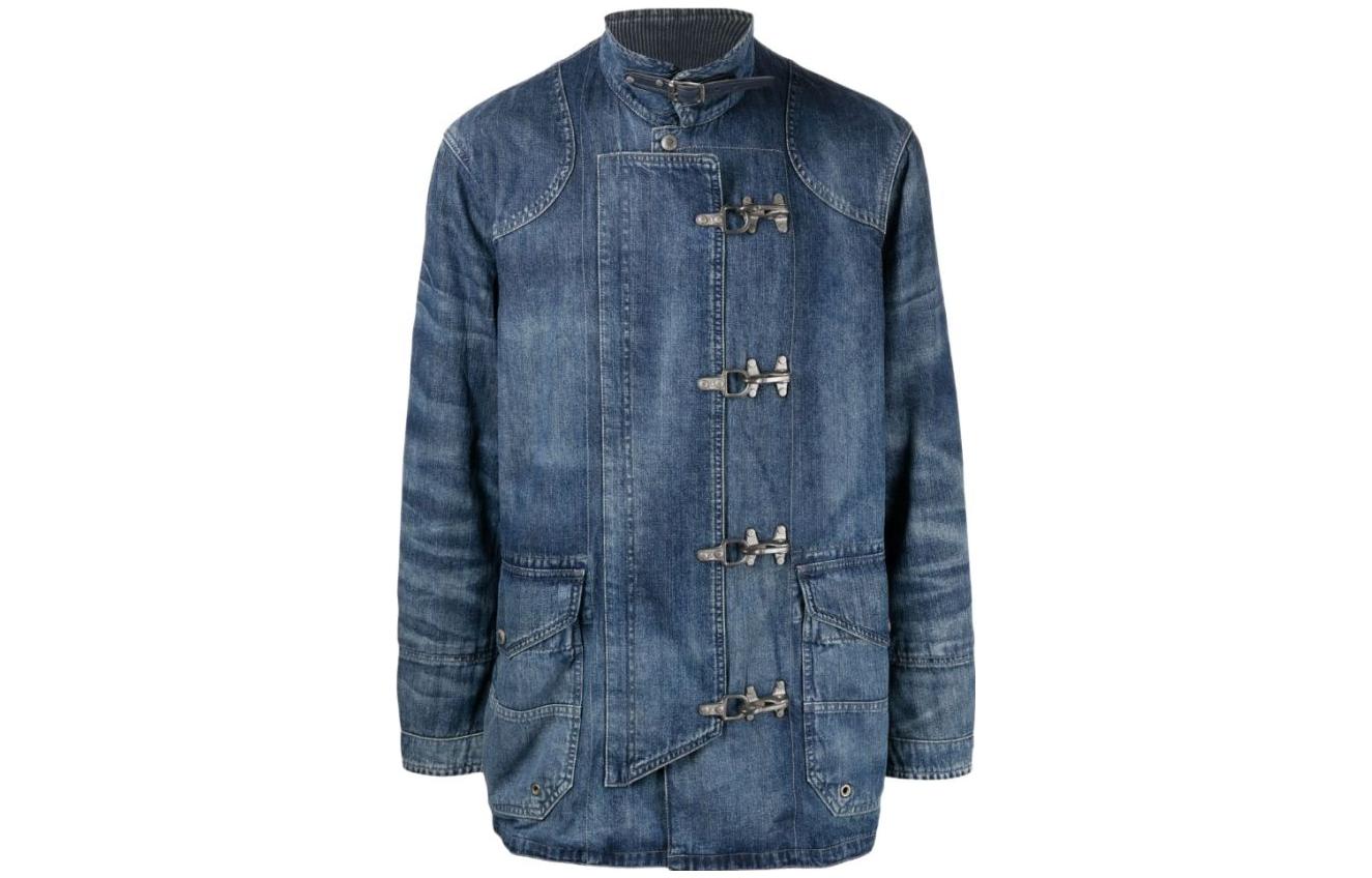 Polo Ralph Lauren FW23  Solid Denim Jacket Blue 710864072-001