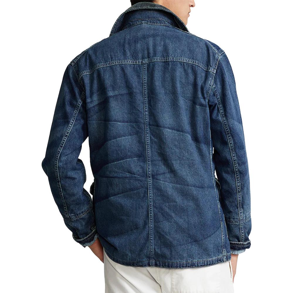 Polo Ralph Lauren FW23  Solid Denim Jacket Blue 710864072-001 圖 5
