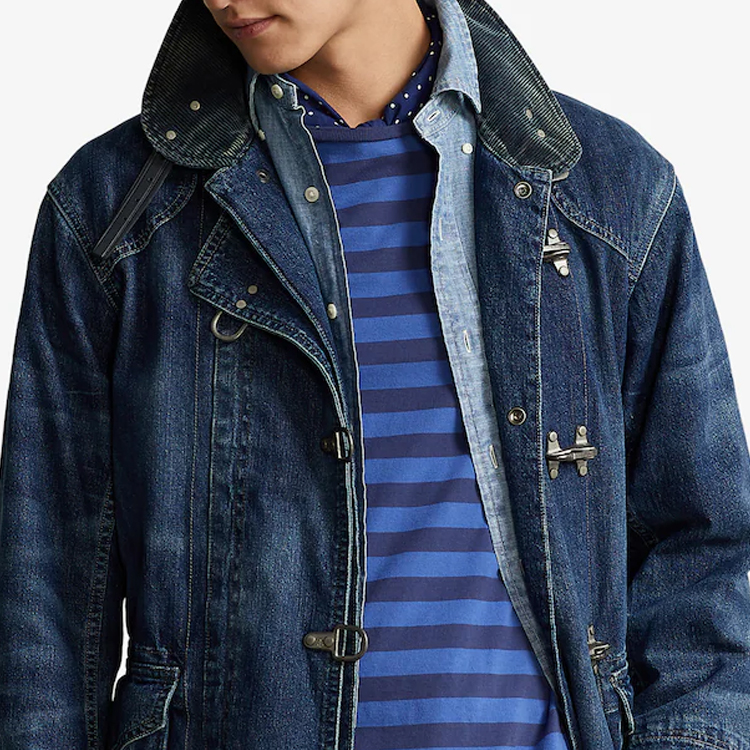 Polo Ralph Lauren FW23  Solid Denim Jacket Blue 710864072-001 圖 6