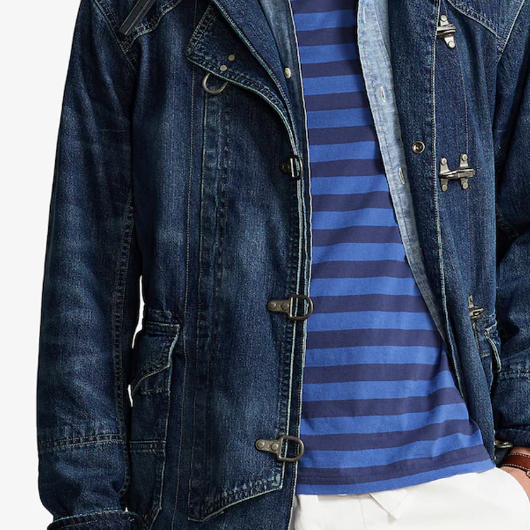 Polo Ralph Lauren FW23  Solid Denim Jacket Blue 710864072-001 圖 7