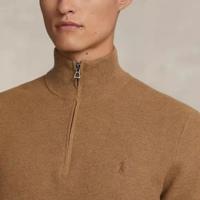 Polo Ralph Lauren FW23 Sweater Rajut Half-Zip Solid Coklat. MNPOSWE16821697-200 Details for Polo Ralph Lauren FW23 Sweater Rajut Half-Zip Solid Coklat. MNPOSWE16821697-200