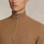 Details for Polo Ralph Lauren FW23 Sweater Rajut Half-Zip Solid Coklat. MNPOSWE16821697-200