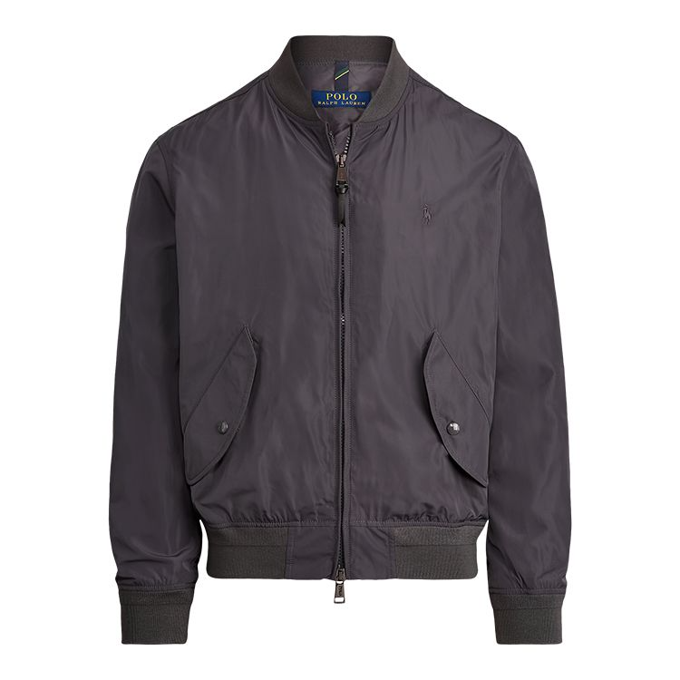 Polo Ralph Lauren FW23  Solid Pony Zip-Up Jacket Grey Long Sleeve MNPOOTW16020163-020