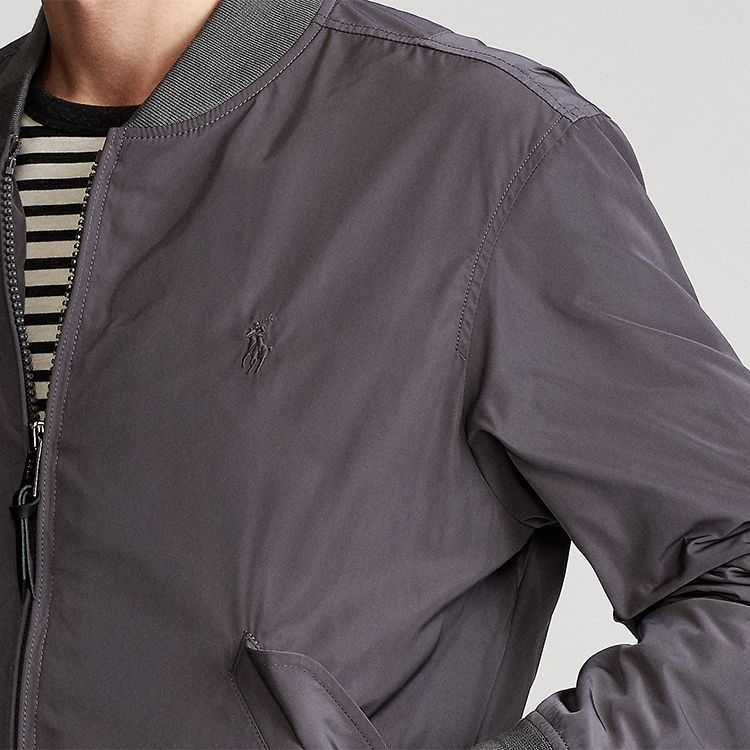 Polo Ralph Lauren FW23  Solid Pony Zip-Up Jacket Grey Long Sleeve MNPOOTW16020163-020 圖 6