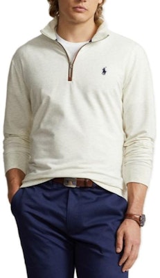 Polo Ralph Lauren FW23 Putih Baju Sejuk Longgar Kasual Leher Separuh-Tinggi. MNPOKNI16823300-101 Lookbook Polo Ralph Lauren FW23 Putih Baju Sejuk Longgar Kasual Leher Separuh-Tinggi. MNPOKNI16823300-101