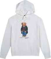 Polo Ralph Lauren FW23 Bear Print Hoodie White for Men MNPOKNI16810692-E86 Polo Ralph Lauren FW23 Bear Print Hoodie White for Men MNPOKNI16810692-E86