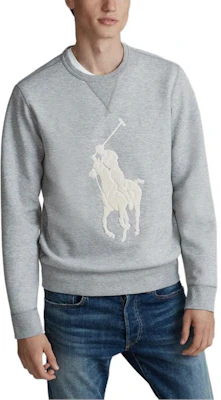Polo Ralph Lauren FW23 Sweatshirt Lelaki Logo Kuda Besar Kelabu. MNPOKNI16820035-020 Shop Polo Ralph Lauren FW23 Sweatshirt Lelaki Logo Kuda Besar Kelabu. MNPOKNI16820035-020