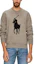 Order Polo Ralph Lauren FW23 Sweatshirt Logo Big Pony Bordir Abu-abu. 710766862-013