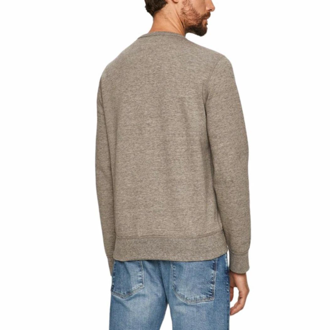 Lookbook Polo Ralph Lauren FW23 Sweatshirt Logo Big Pony Bordir Abu-abu. 710766862-013