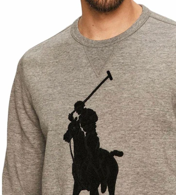Polo Ralph Lauren FW23 Sweatshirt Logo Big Pony Bordir Abu-abu. 710766862-013 Purchase Polo Ralph Lauren FW23 Sweatshirt Logo Big Pony Bordir Abu-abu. 710766862-013
