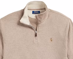 Details for Polo Ralph Lauren FW23 Brown Pullover Sweatshirt with Logo Embroidery. MNPOKNI16823251-200