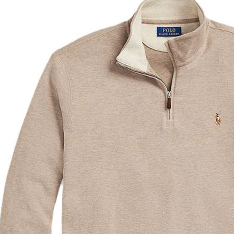 Sizing Polo Ralph Lauren FW23 棕色刺繡標誌套頭衫毛衣. MNPOKNI16823251-200