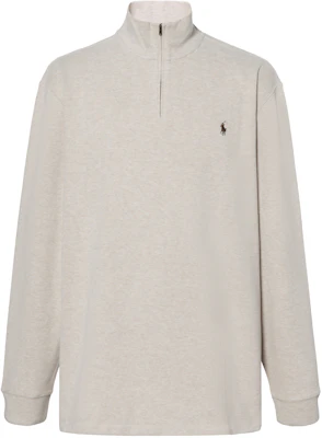 Polo Ralph Lauren FW23 Half-Zip Sweatshirt Pria Logo Bordir Klasik Oatmeal. 710635035-039 Buy Polo Ralph Lauren FW23 Half-Zip Sweatshirt Pria Logo Bordir Klasik Oatmeal. 710635035-039