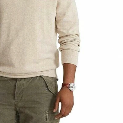 Polo Ralph Lauren FW23 Half-Zip Sweatshirt Pria Logo Bordir Klasik Oatmeal. 710635035-039 Purchase Polo Ralph Lauren FW23 Half-Zip Sweatshirt Pria Logo Bordir Klasik Oatmeal. 710635035-039