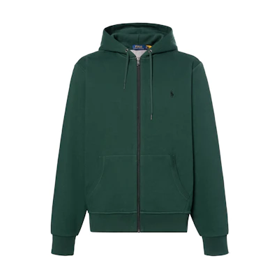 Polo Ralph Lauren FW23 Embroidered Pony Logo Fleece Hoodie Dark Green MNPOKNI16821122-300