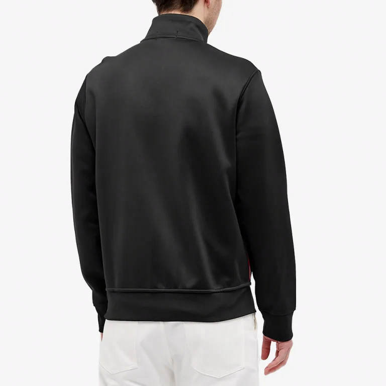 Polo Ralph Lauren FW23 Embroidered Pony Logo Track Jacket Black Mens 710828372002 圖 4