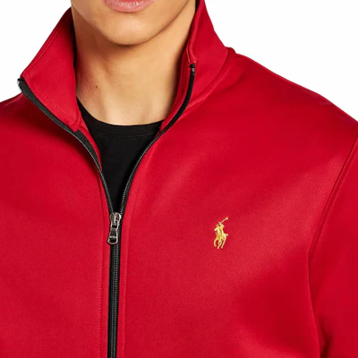 Polo Ralph Lauren FW23 刺繡小馬標誌男款紅色運動外套 710828372001 Details for Polo Ralph Lauren FW23 刺繡小馬標誌男款紅色運動外套 710828372001
