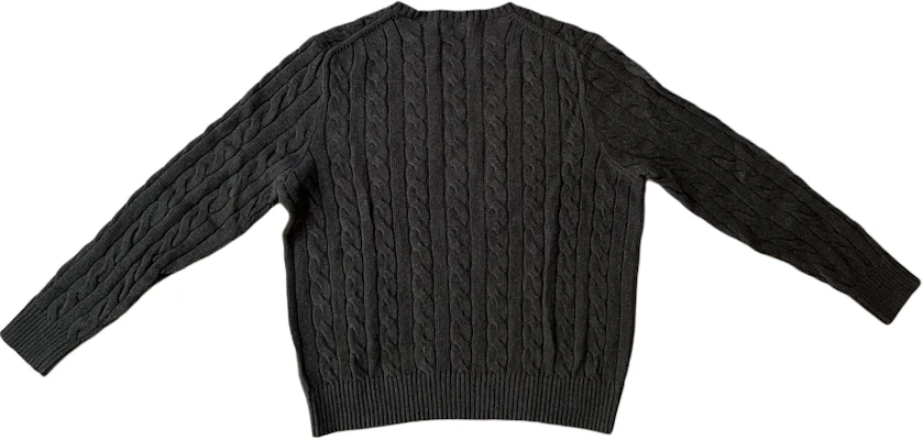 Polo Ralph Lauren FW23 灰色Logo刺繡毛衣圓領線衫電織經典款式。 710918998-019 Lookbook Polo Ralph Lauren FW23 灰色Logo刺繡毛衣圓領線衫電織經典款式。 710918998-019