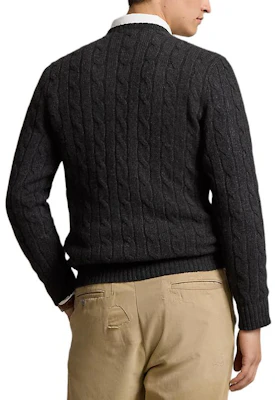 Polo Ralph Lauren FW23 灰色Logo刺繡毛衣圓領線衫電織經典款式。 710918998-019 Purchase Polo Ralph Lauren FW23 灰色Logo刺繡毛衣圓領線衫電織經典款式。 710918998-019