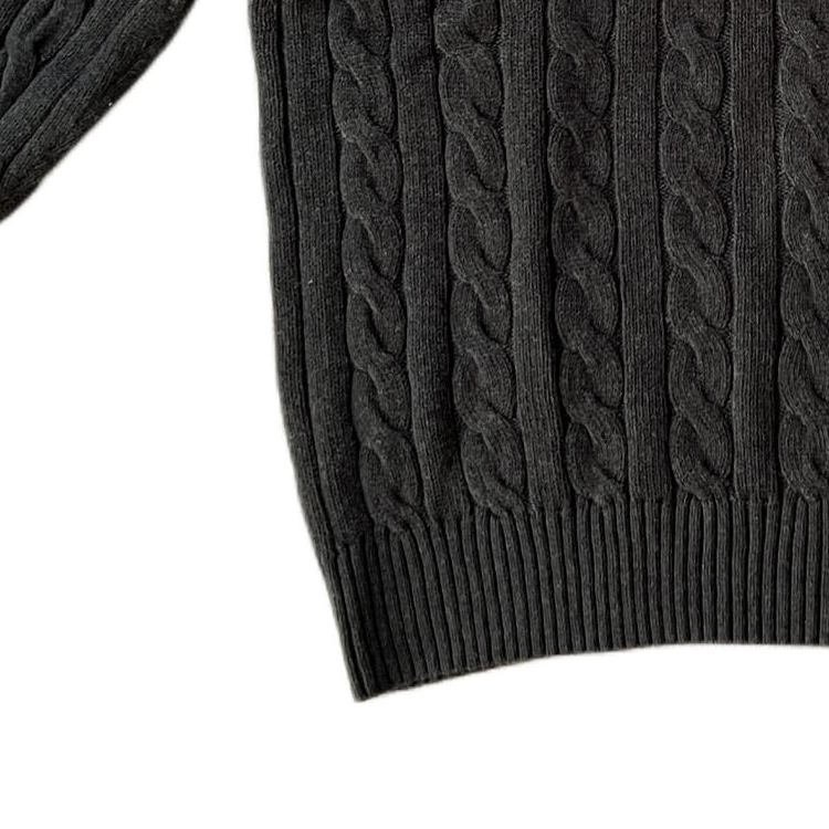 Sizing Polo Ralph Lauren FW23 灰色Logo刺繡毛衣圓領線衫電織經典款式。 710918998-019