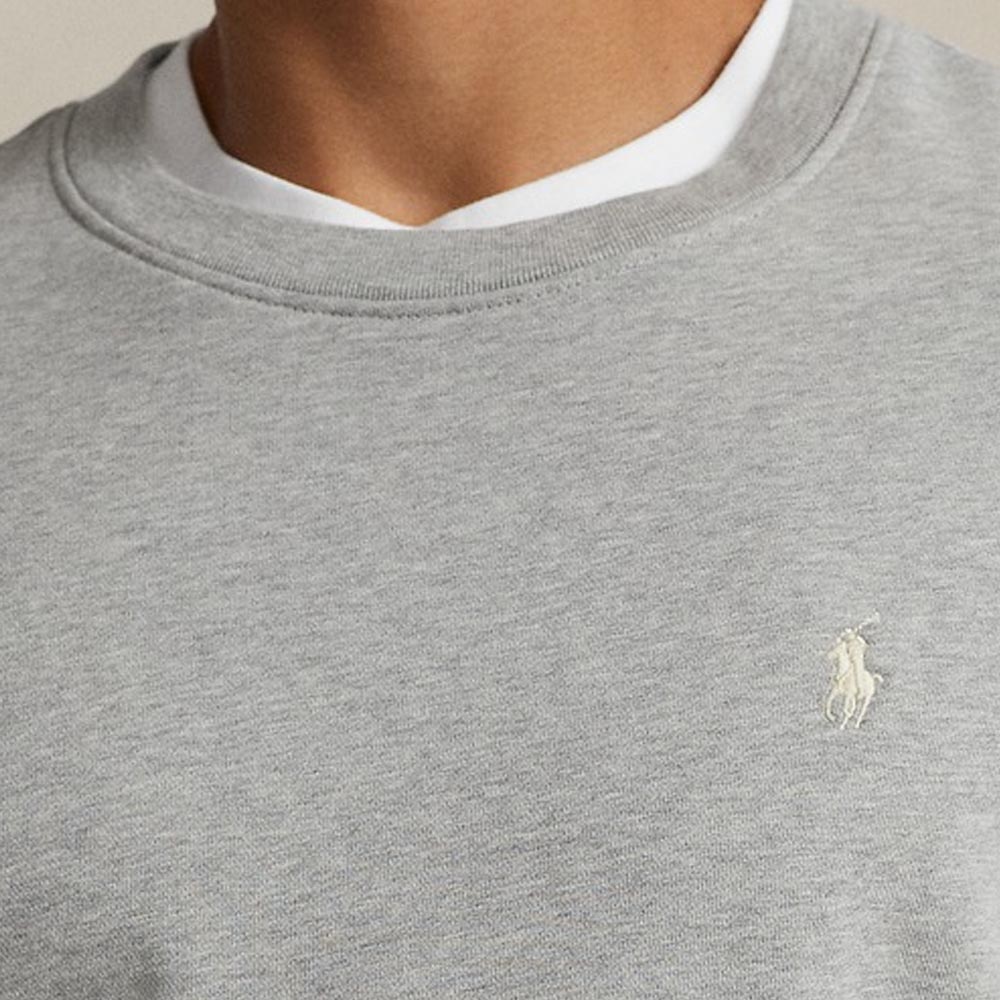 Polo Ralph Lauren FW23 Grey Crewneck Sweatshirt with Logo Embroidery for Men. MNPOKNI16823167-020 圖 6