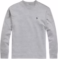 Polo Ralph Lauren FW23 Grey Long Sleeve Crewneck Tee with Embroidered Pony Logo. 710938691-001 Polo Ralph Lauren FW23 Grey Long Sleeve Crewneck Tee with Embroidered Pony Logo. 710938691-001