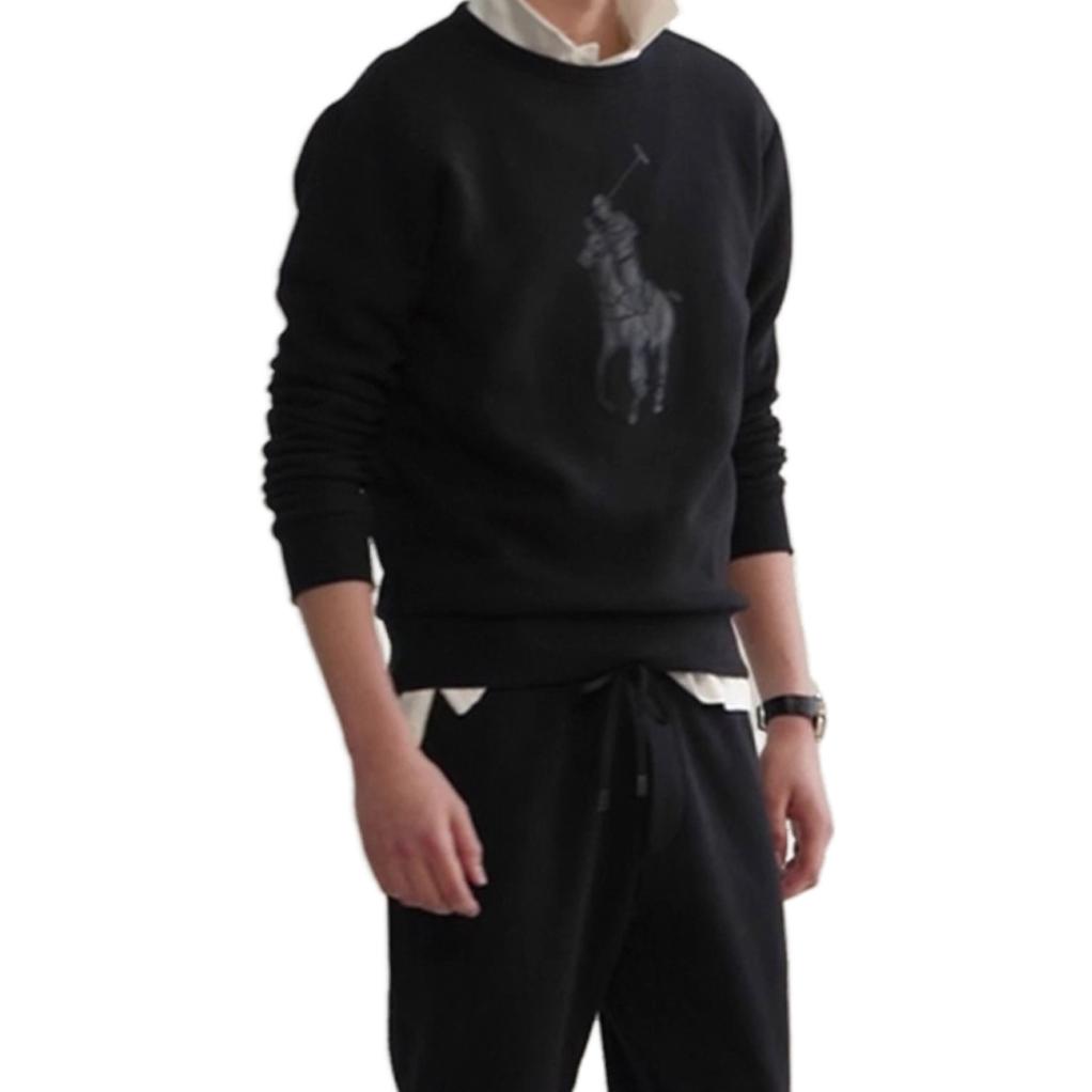 Details for Polo Ralph Lauren FW23 男款黑色長袖圓領標誌衛衣 MNPOKNI16823190-001