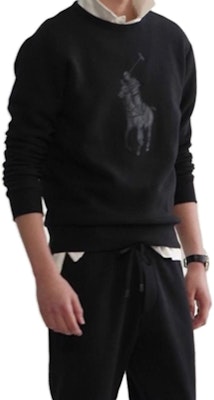 Polo Ralph Lauren FW23 男款黑色長袖圓領標誌衛衣 MNPOKNI16823190-001 Details for Polo Ralph Lauren FW23 男款黑色長袖圓領標誌衛衣 MNPOKNI16823190-001