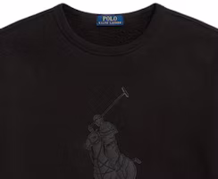 Sizing Polo Ralph Lauren FW23 Logo Crewneck Long Sleeve Sweatshirt Black Mens. MNPOKNI16823190-001