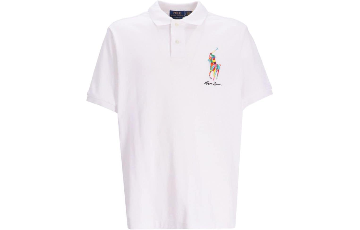 Polo Ralph Lauren FW23 Logo Embroidered Short Sleeve Polo Shirt White Men’s 710926413-002 圖 2