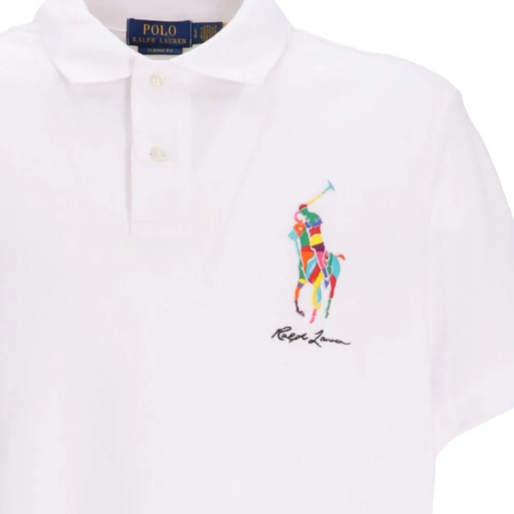 Polo Ralph Lauren FW23 Logo Embroidered Short Sleeve Polo Shirt White Men’s 710926413-002 圖 5