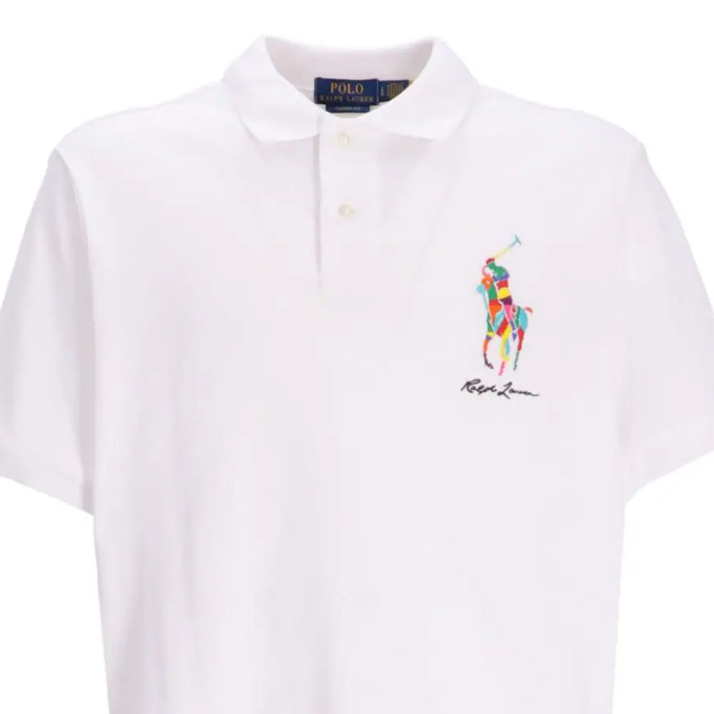 Polo Ralph Lauren FW23 Logo Embroidered Short Sleeve Polo Shirt White Men’s 710926413-002 圖 6