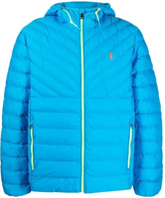 Polo Ralph Lauren FW23 徽标刺绣连帽拉链夹克 天蓝色 710914231-003 Order Polo Ralph Lauren FW23 徽标刺绣连帽拉链夹克 天蓝色 710914231-003