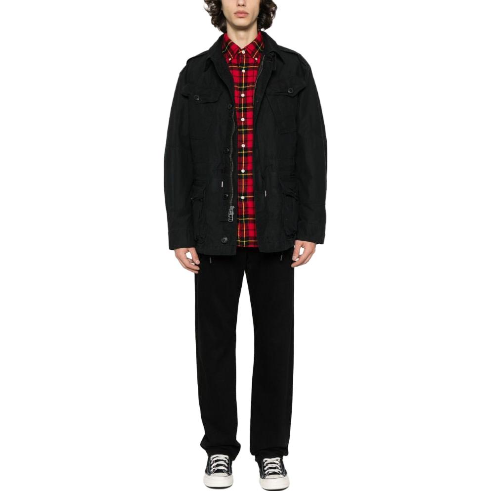 Polo Ralph Lauren FW23 Midnight Blue Solid Button-Up Jacket for Men. 710923290-001 圖 3