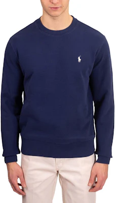 Polo Ralph Lauren FW23 Navy Blue Sweatshirt Logo Kuda Bordir Fleece Crewneck MNPOKNI16821901-410 Shop Polo Ralph Lauren FW23 Navy Blue Sweatshirt Logo Kuda Bordir Fleece Crewneck MNPOKNI16821901-410