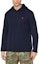 Purchase 폴로 랄프 로렌 FW23 네이비 블루 후드 풀오버 긴팔 스웨트셔츠 남성용 710847203-013