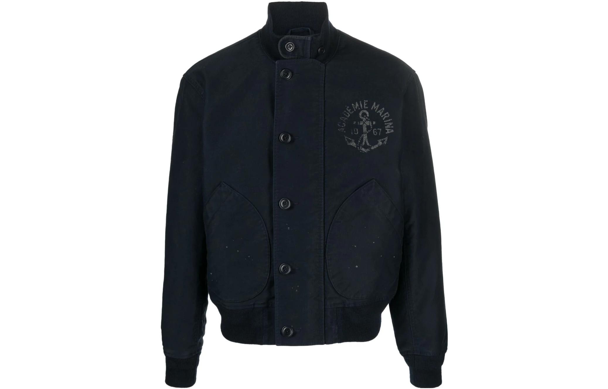 Polo Ralph Lauren FW23 Navy Blue Logo High Neck Long Sleeve  Jacket 710908287-001 圖 2